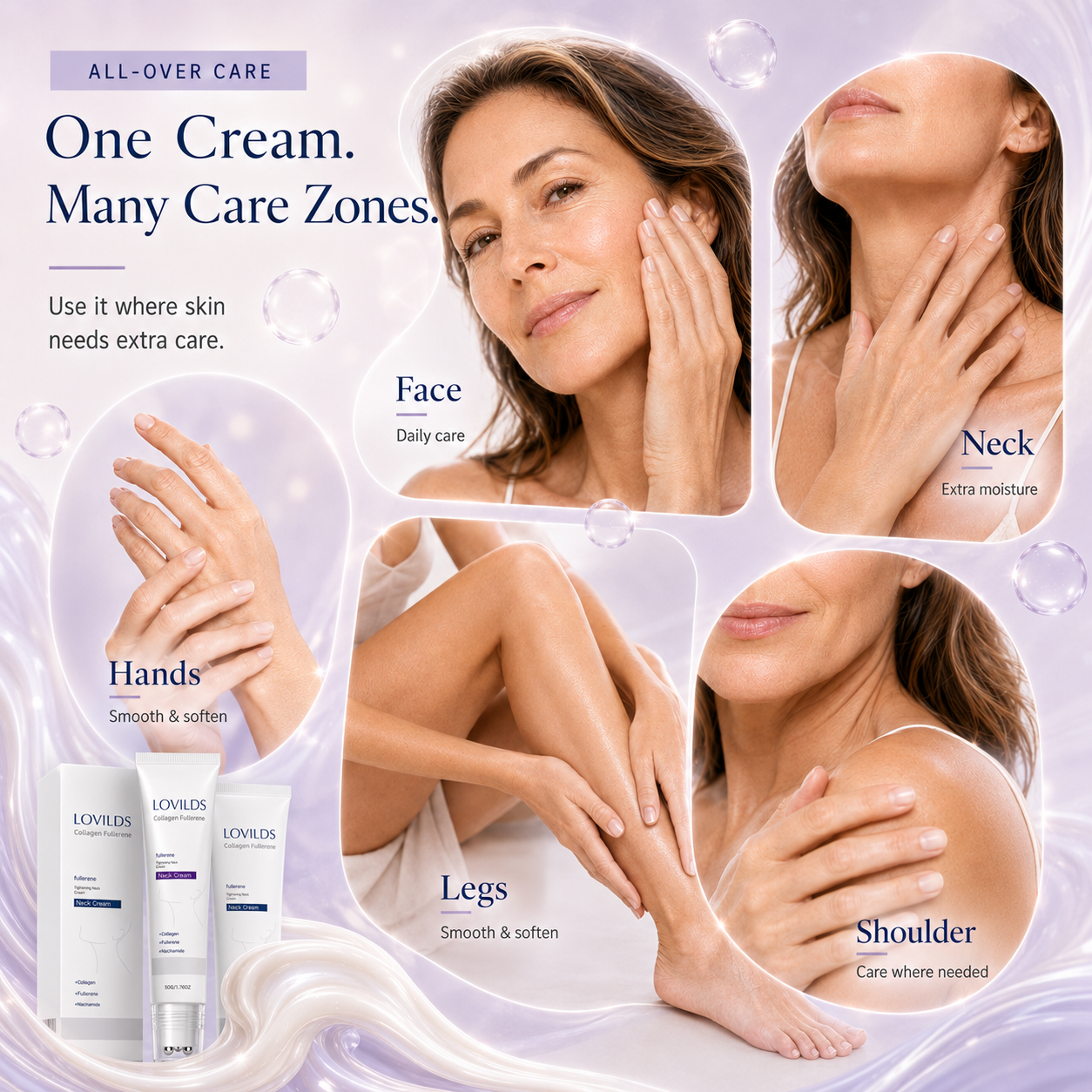 All-over care zones