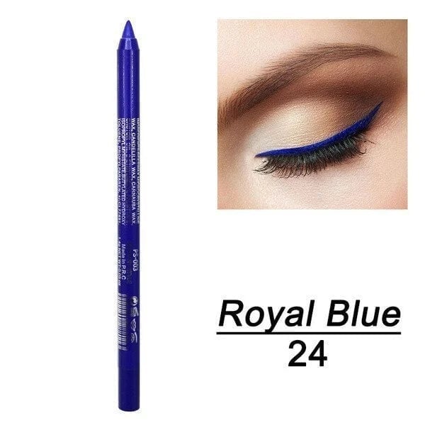 14-Pack Eyeliner Pencil Waterproof Colored Paste Liners