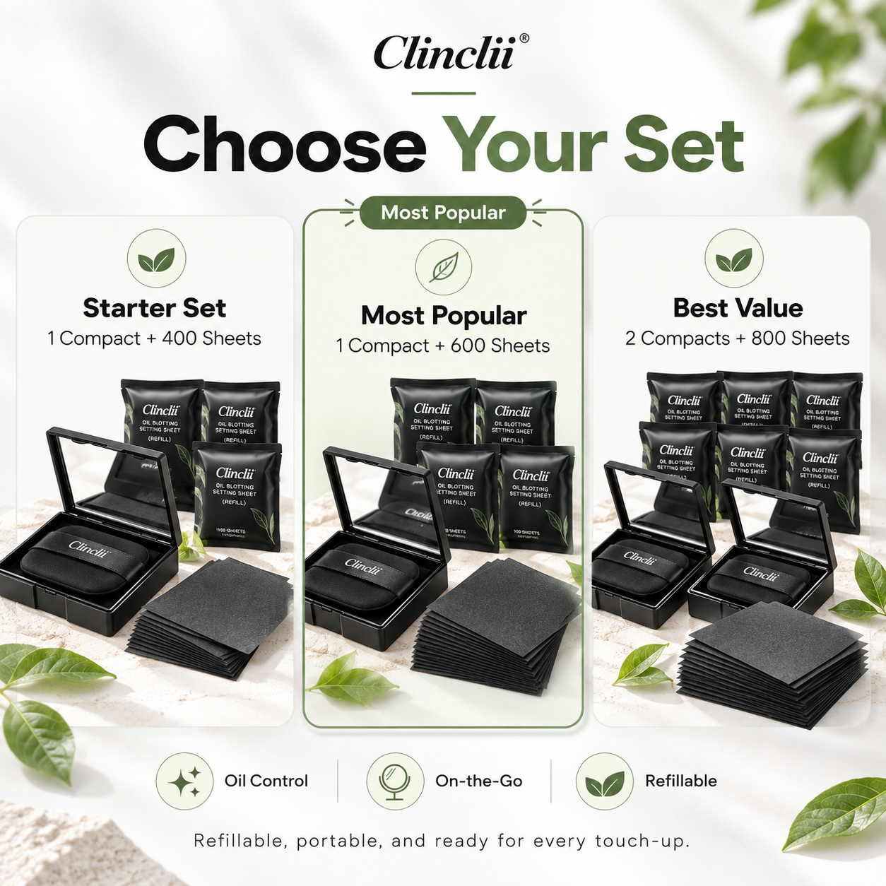 Clinclii starter, most popular and best value sets