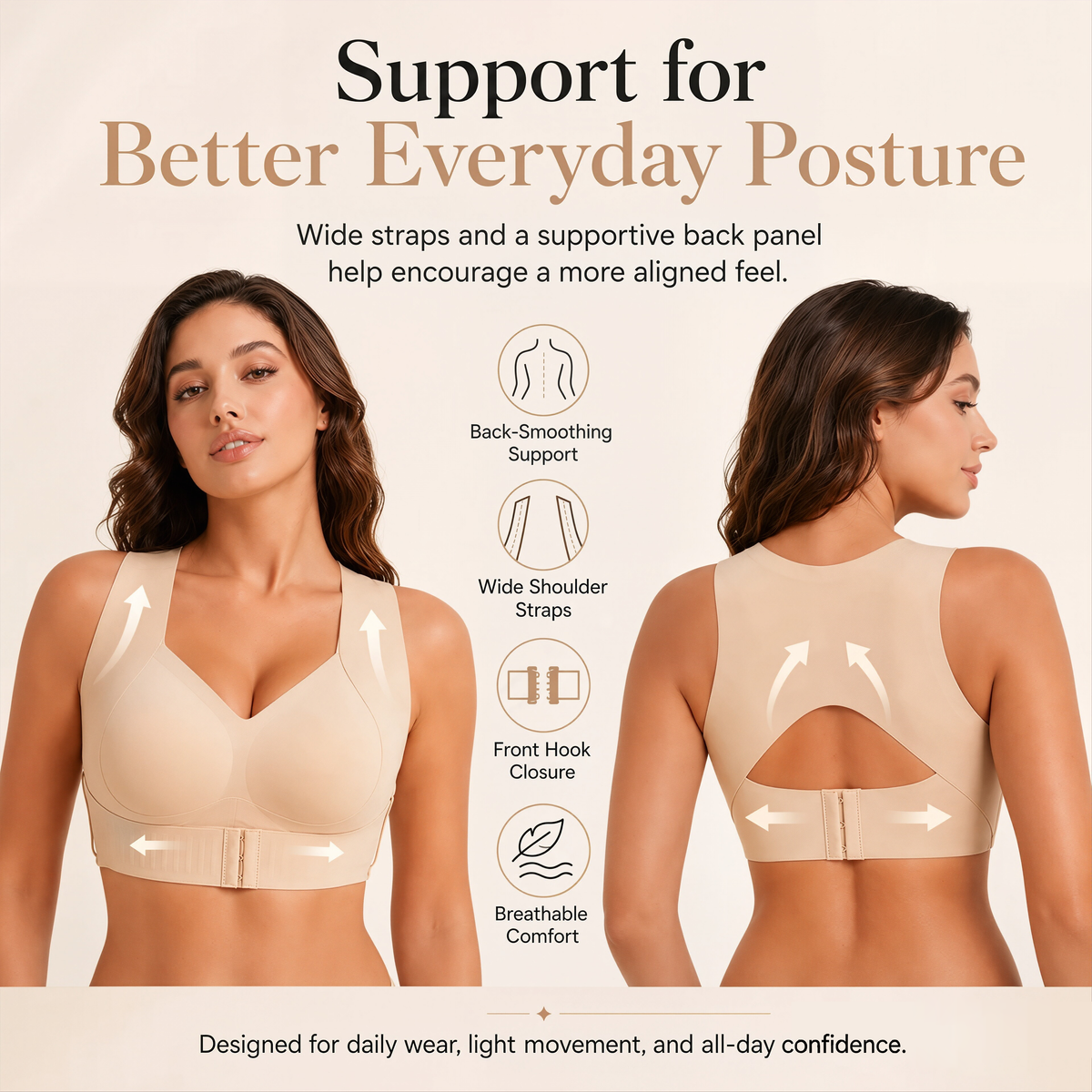Women's Wireless Comfort Bra 🤍