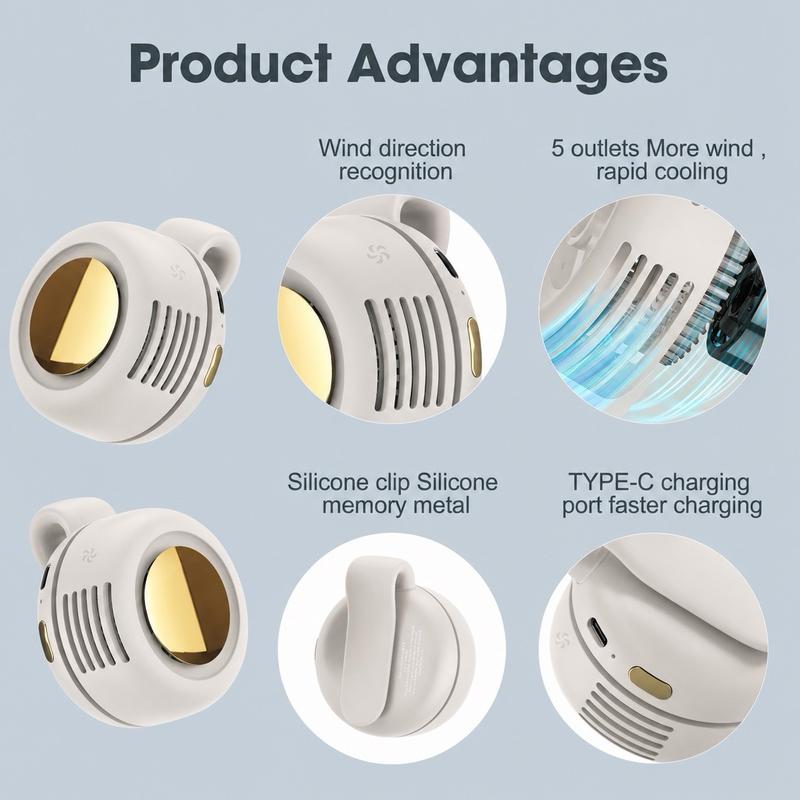 Portable Silent Mini Bladeless Electric Fan