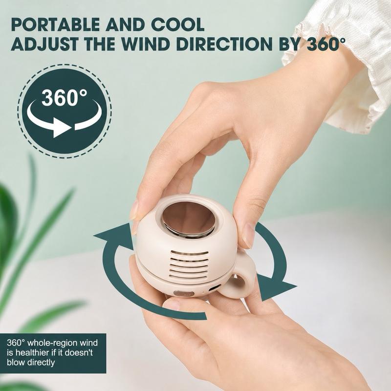 Portable Silent Mini Bladeless Electric Fan
