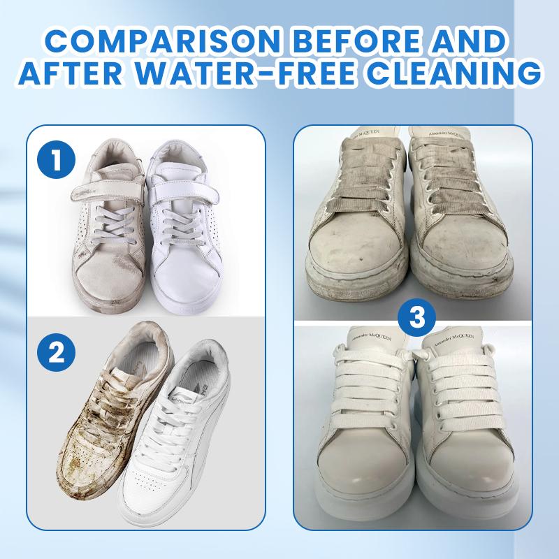 White Shoe Cleaner Cream Multipurpose| No-Wash Sneaker Cleaner with Sponge