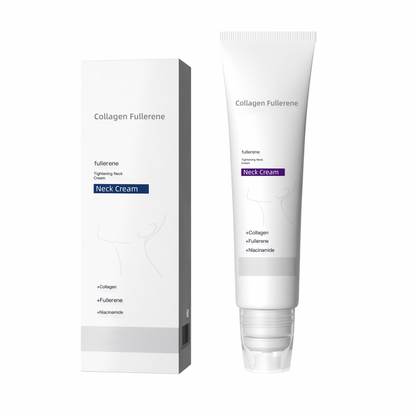 Roller Massage Neck Cream 🧴 Collagen & Hyaluronic Acid | Firms Neck, Reduces Wrinkles & Double Chin