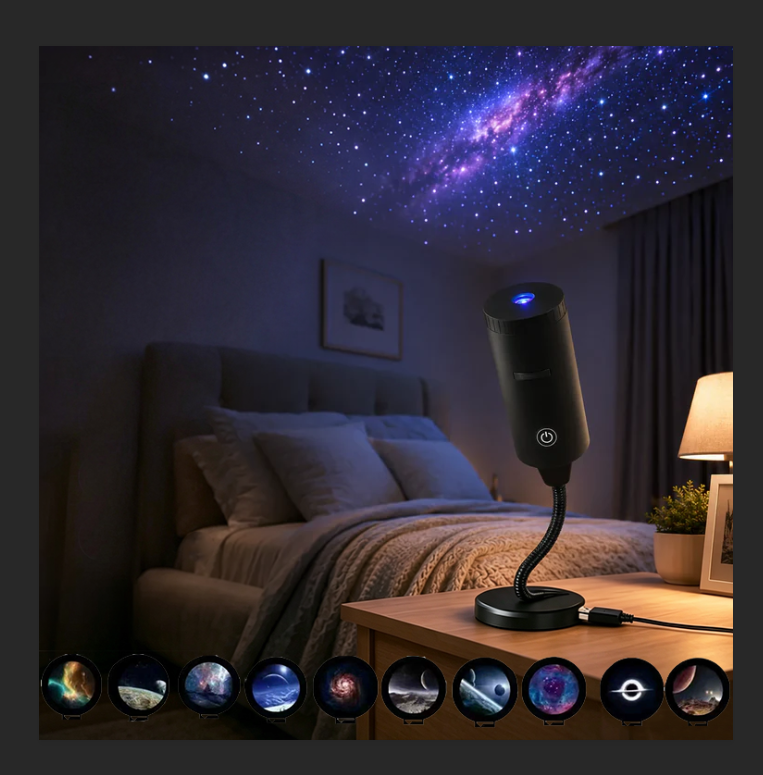 Plug-&-Play HD Star Projector