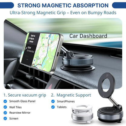 🚗 Universal Magnetic Car Phone Mount Holder 📱—No slips, no distractions