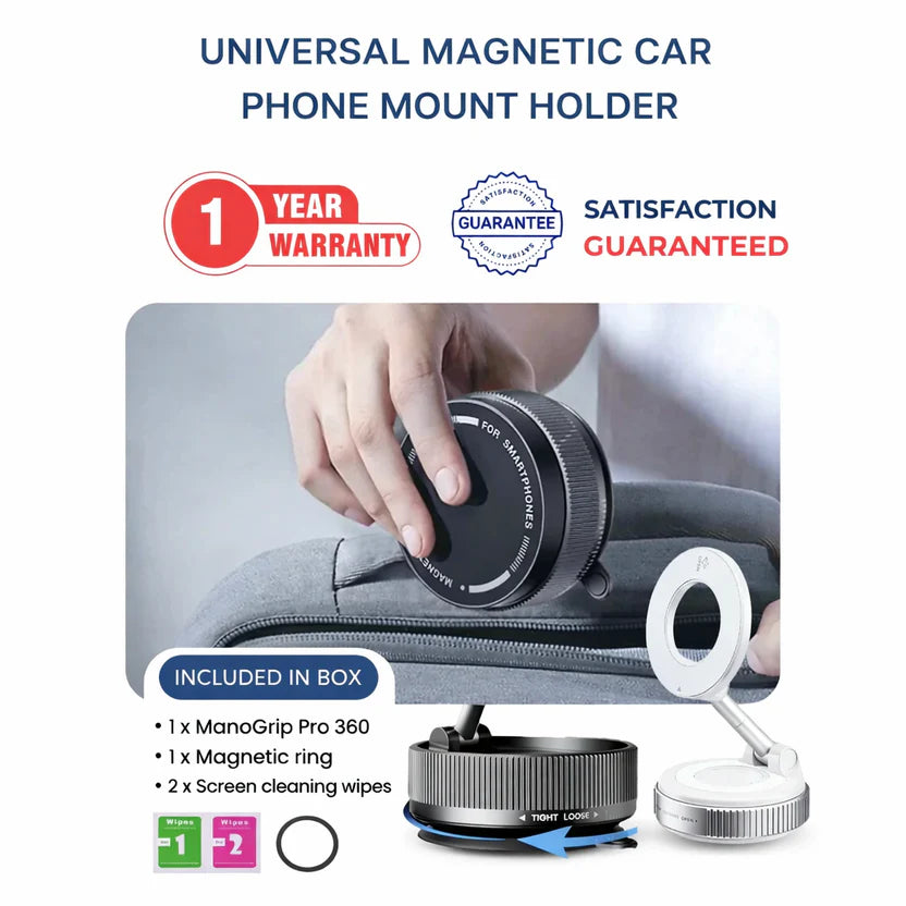 🚗 Universal Magnetic Car Phone Mount Holder 📱—No slips, no distractions