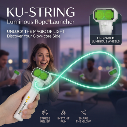 Luminous electric rope launcher