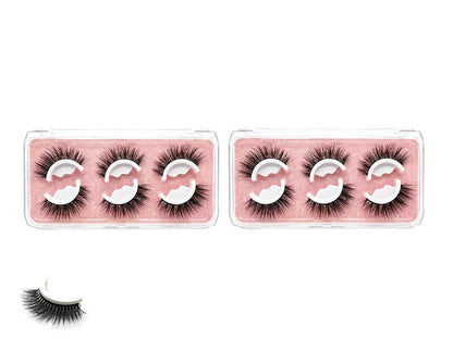 🌺Glue-Free Self-Adhesive Lashes – 3-Second, Natural & Reusable