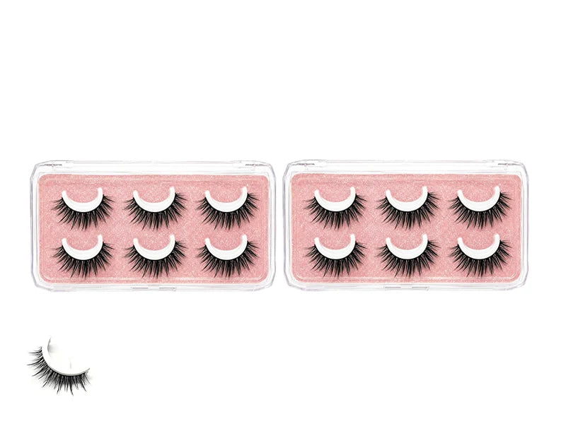 🌺Glue-Free Self-Adhesive Lashes – 3-Second, Natural & Reusable