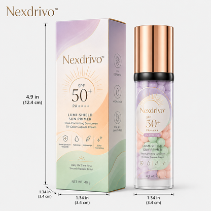 Three-Color Protective Isolation Cream with SPF 50 Coverage