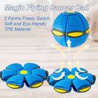 Deformable LED Flying Disc Ball: Parent-Child Interactive Toy