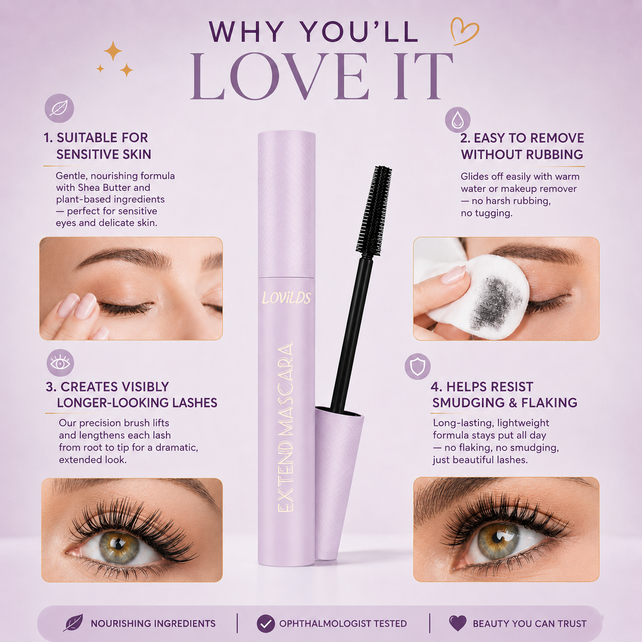 LOVILDS Mascara + Lash Primer
