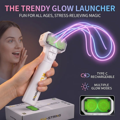 Luminous electric rope launcher