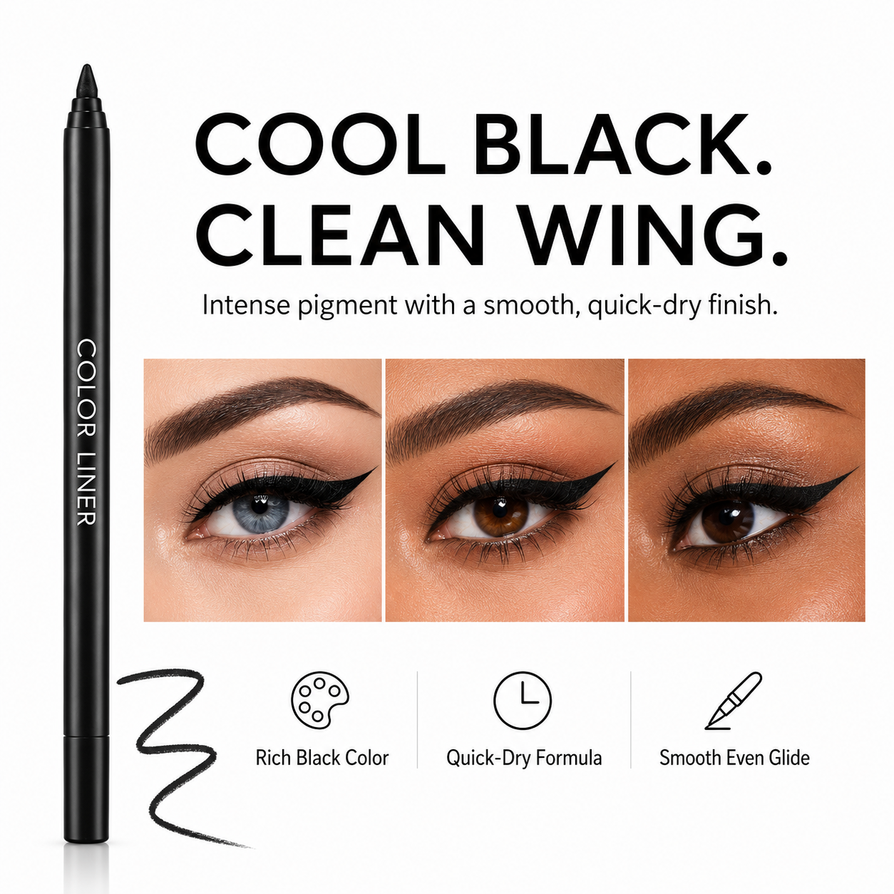 14-Pack Eyeliner Pencil Waterproof Colored Paste Liners