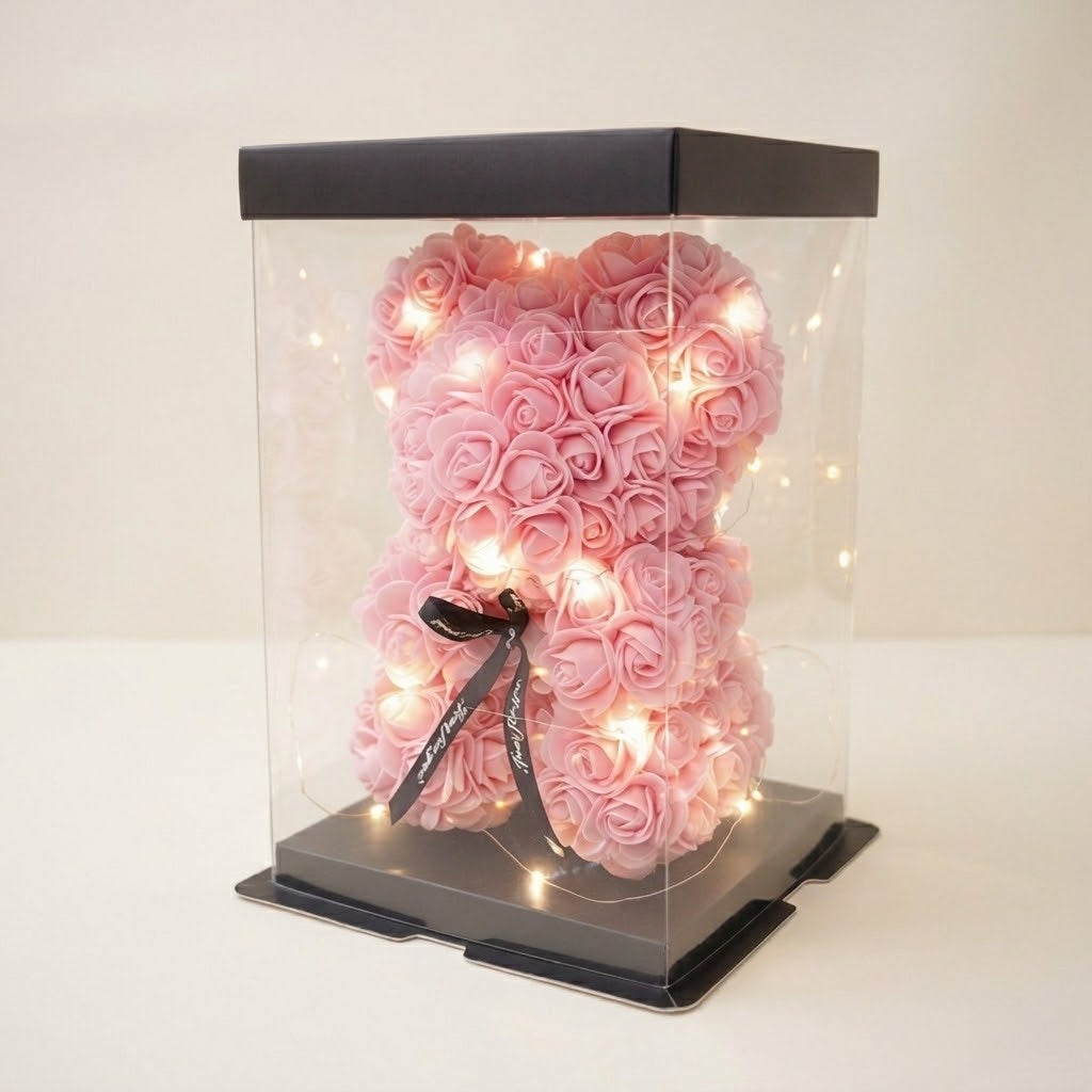 Rose Teddy Bear Romantic Gift For Her.