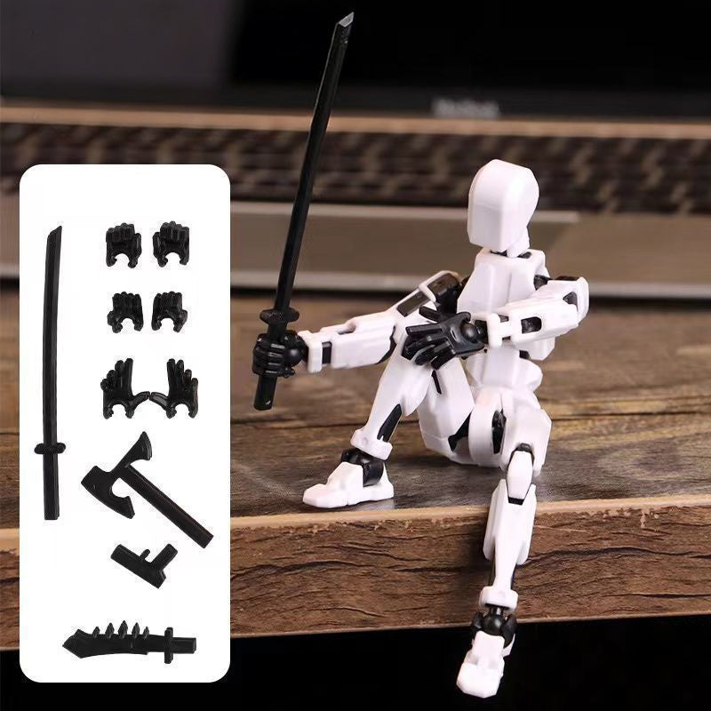 Magnetic antigravity multi-jointed movable doll toys
