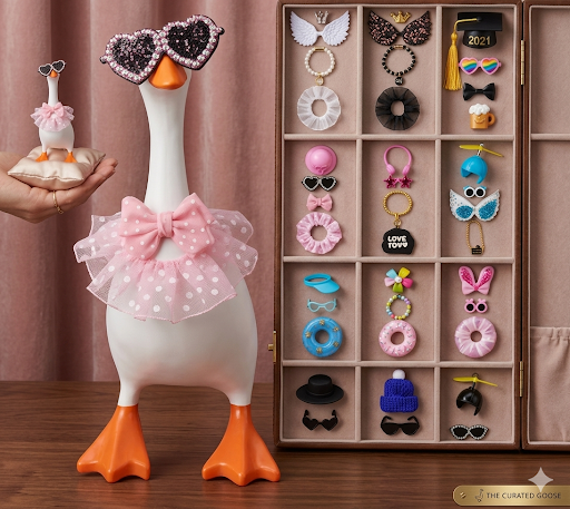 DIY Dress-Up Desk Goose — Magnetic Fun + DIY Decor Accessories💖
