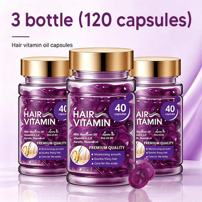 Violet & Argan Oil Hair Vitamin Capsules for Colored Permed Hair
