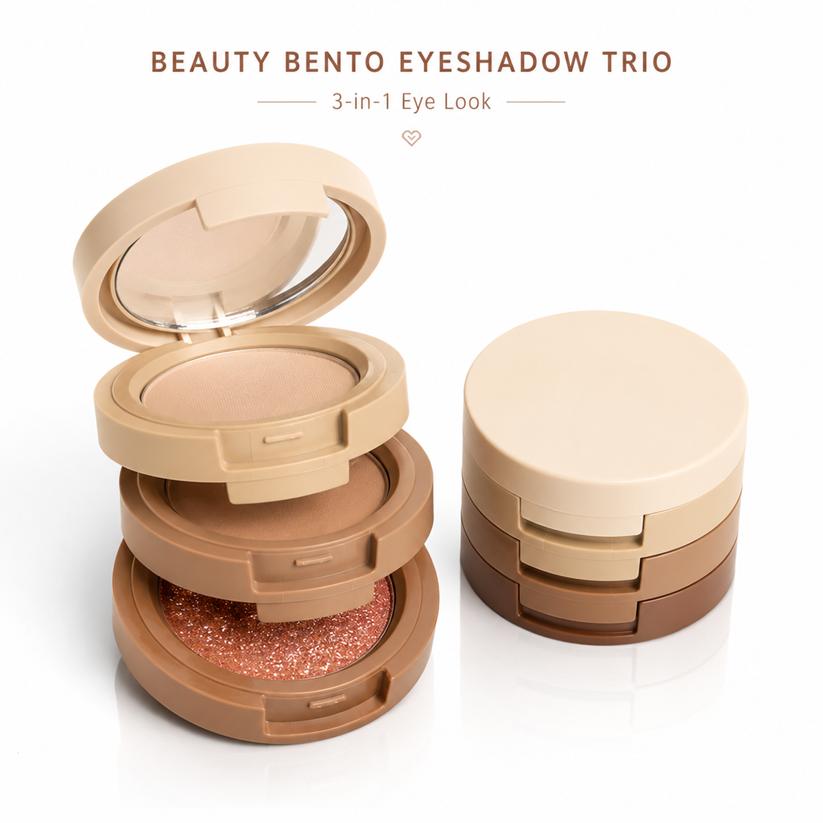 3-in-1 Stackable Eyeshadow Trio