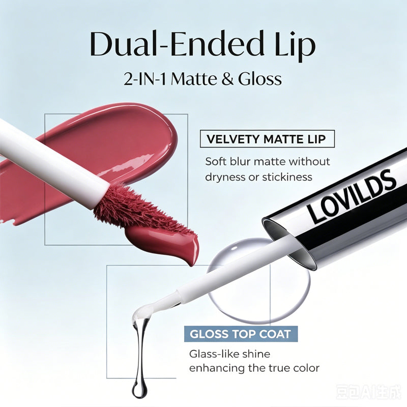 Perfect Twin Lip — Dual-Ended Liquid Lipstick