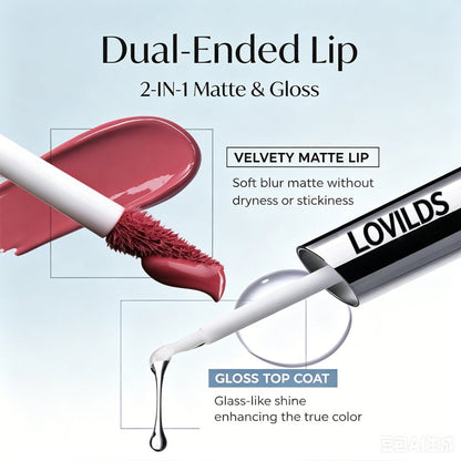 Perfect Twin Lip — Dual-Ended Liquid Lipstick