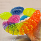Rainbow Morphing Fidget Toy – Twist, Flip & Transform Your Stress Away