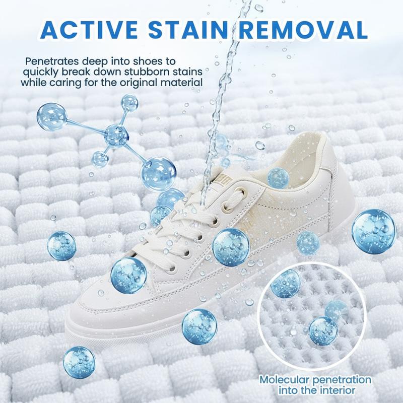 White Shoe Cleaner Cream Multipurpose| No-Wash Sneaker Cleaner with Sponge