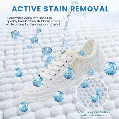 White Shoe Cleaner Cream Multipurpose| No-Wash Sneaker Cleaner with Sponge