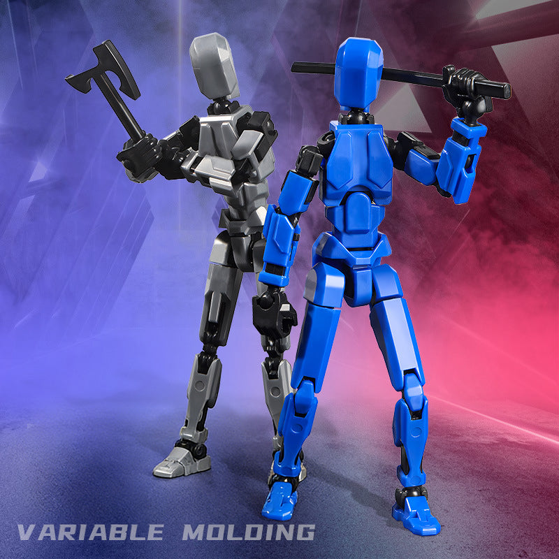 Magnetic antigravity multi-jointed movable doll toys