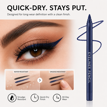 14-Pack Eyeliner Pencil Waterproof Colored Paste Liners