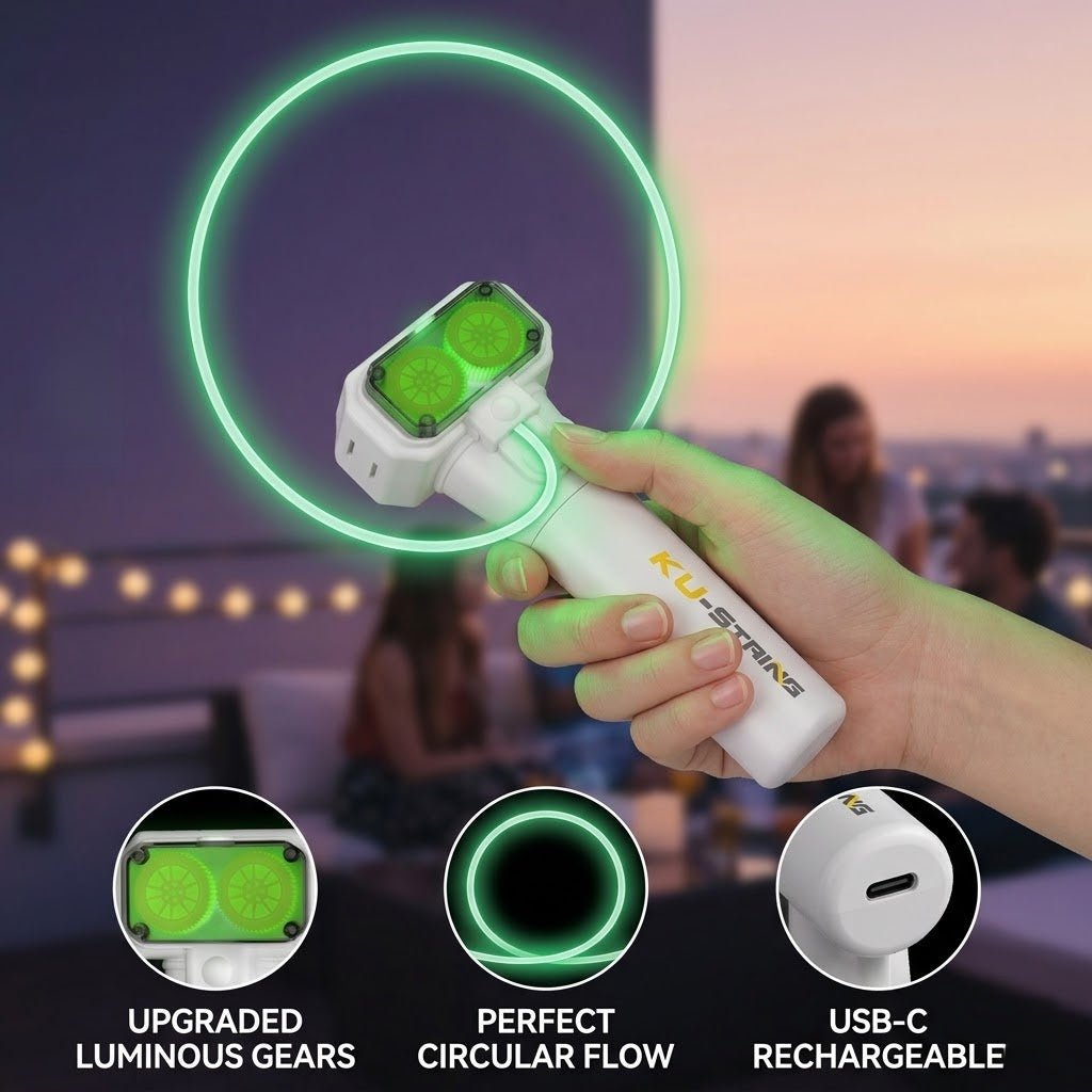 Luminous electric rope launcher