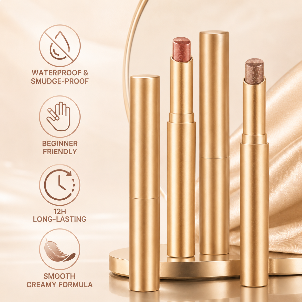 3 Color Eyeshadow Stick