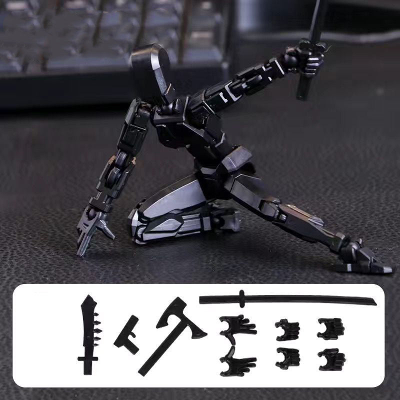 Magnetic antigravity multi-jointed movable doll toys