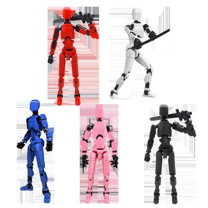 Magnetic antigravity multi-jointed movable doll toys
