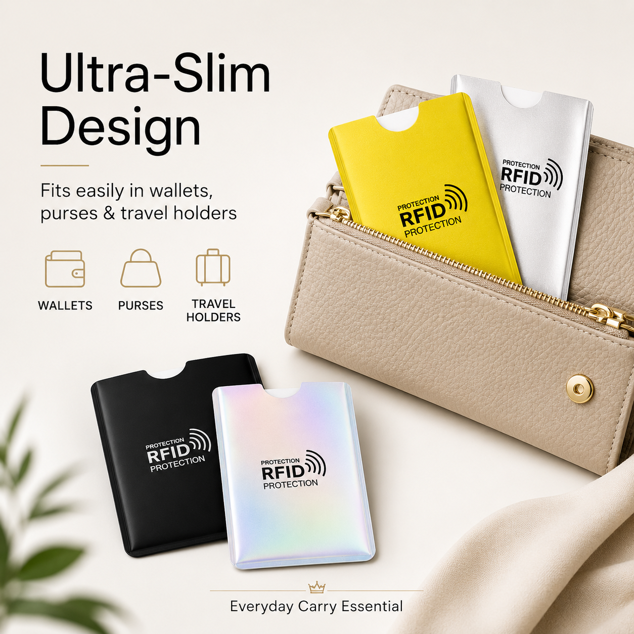 RFID Blocking Card Sleeves