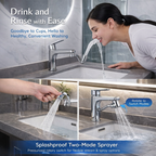 360° Swivel Faucet Extender – 2-Mode Splashproof Sprayer (Universal 20/22/24mm)