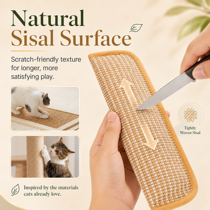 Natural Catnip Bite & Scratch Toy
