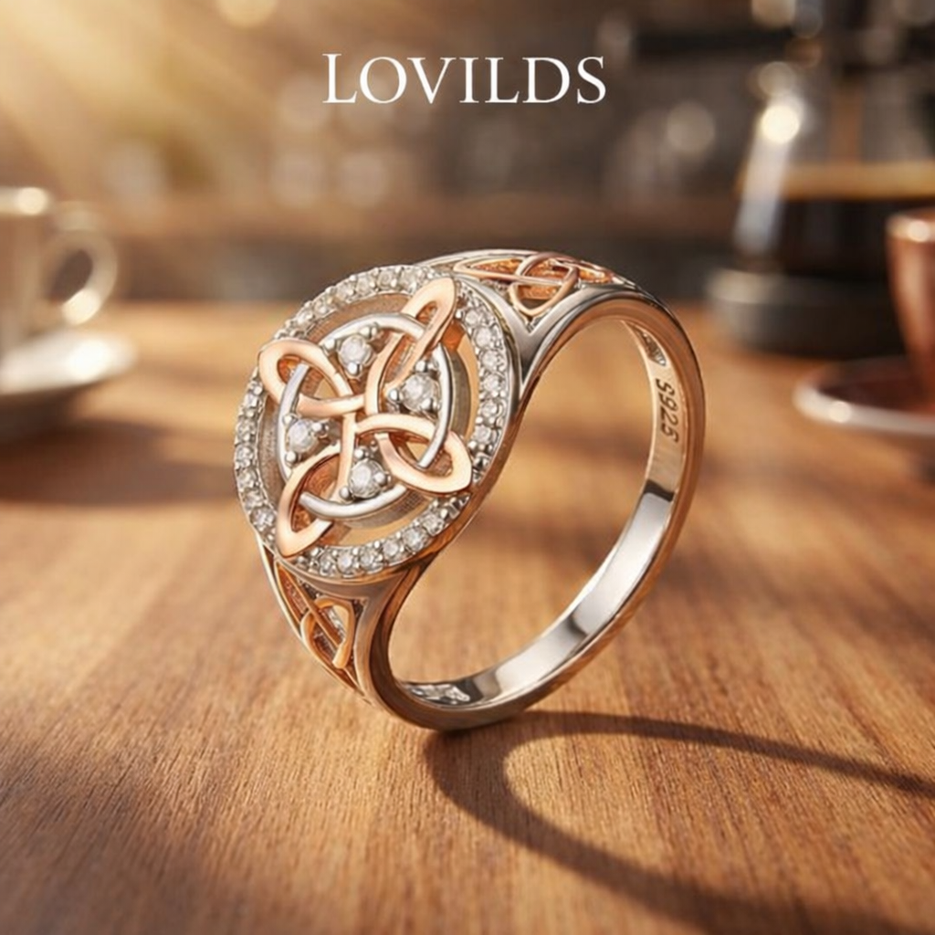 LOVILDS New Elegant Two-Tone Knot Ring – Perfect Gift | 50% Off🎁