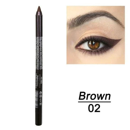 14-Pack Eyeliner Pencil Waterproof Colored Paste Liners