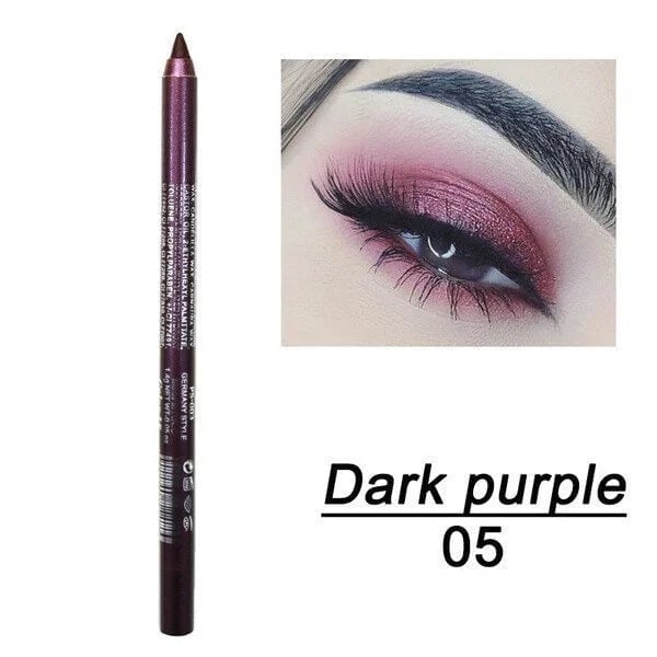 14-Pack Eyeliner Pencil Waterproof Colored Paste Liners