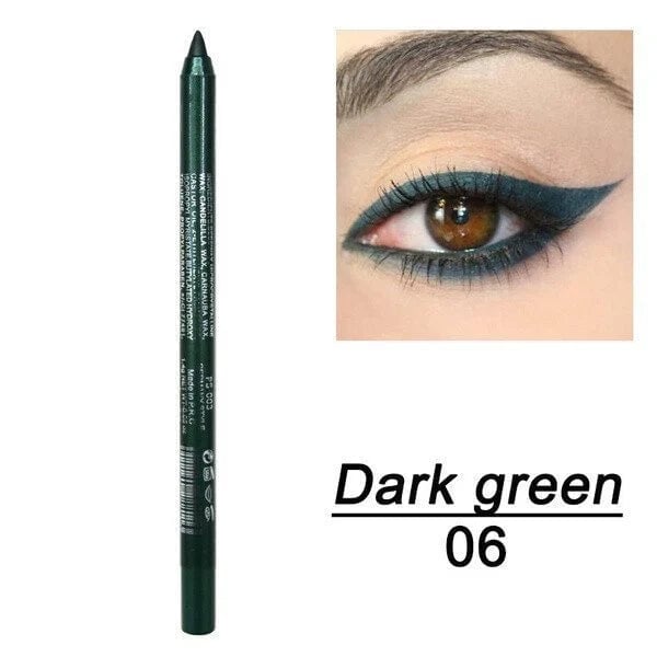 14-Pack Eyeliner Pencil Waterproof Colored Paste Liners