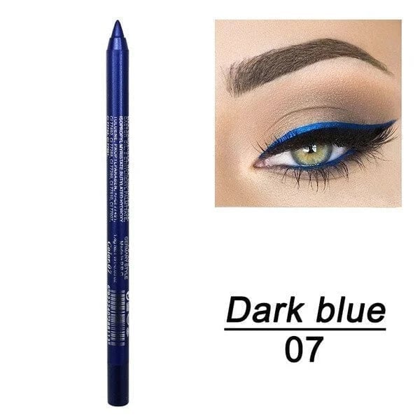14-Pack Eyeliner Pencil Waterproof Colored Paste Liners
