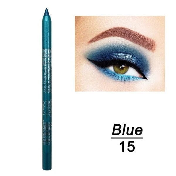 14-Pack Eyeliner Pencil Waterproof Colored Paste Liners