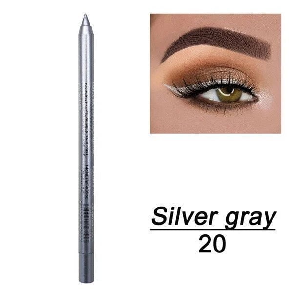 14-Pack Eyeliner Pencil Waterproof Colored Paste Liners