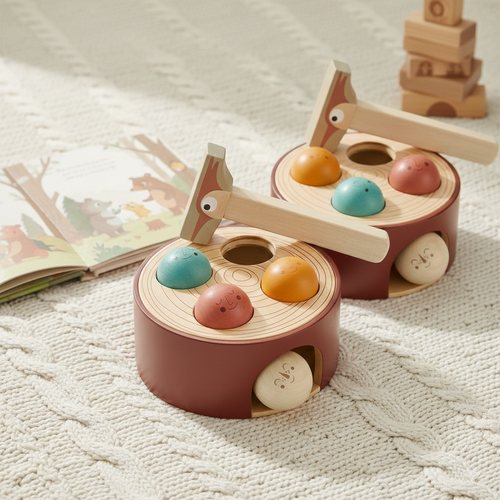 Happy Face Hammer & Ball Pounding Toy