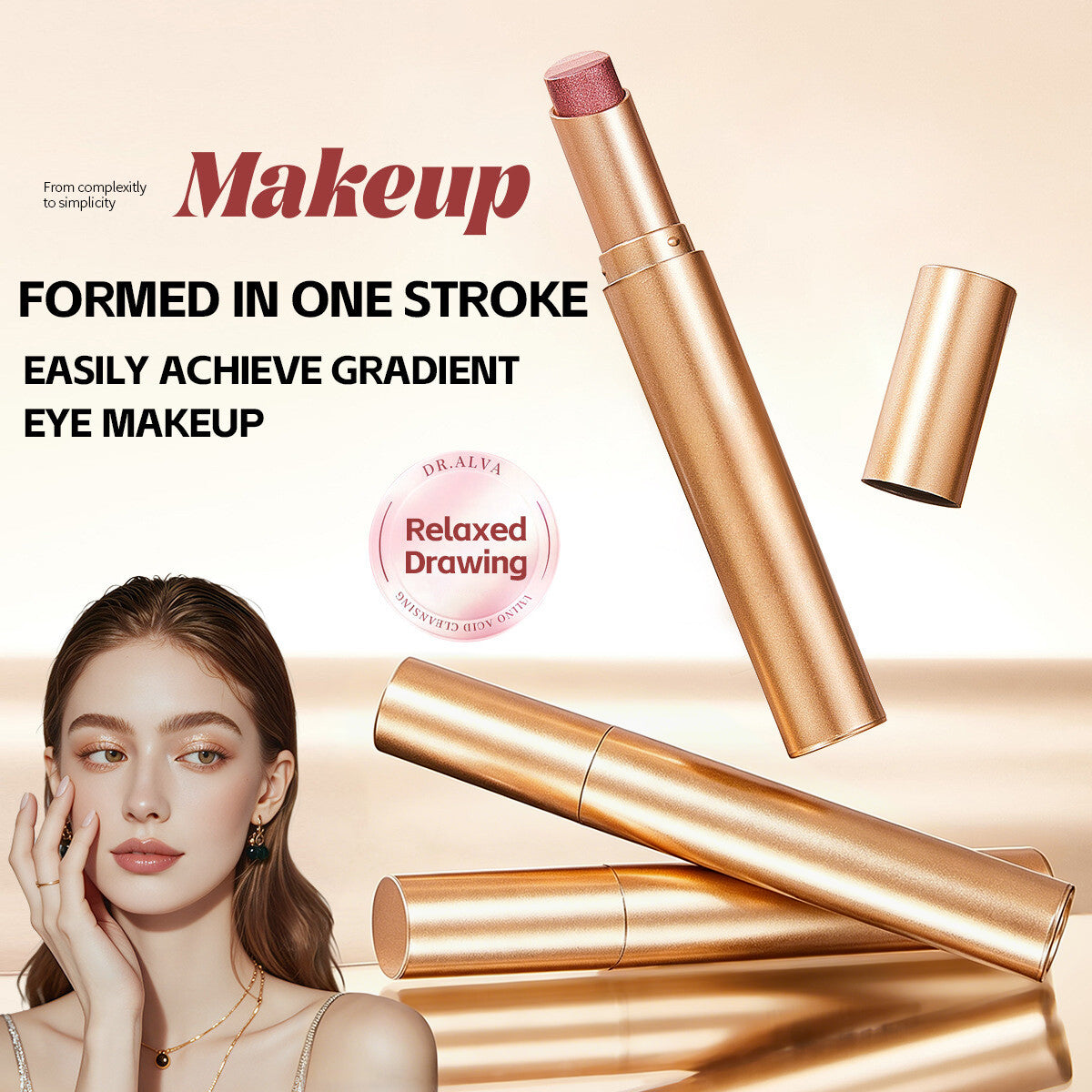 3 Color Eyeshadow Stick