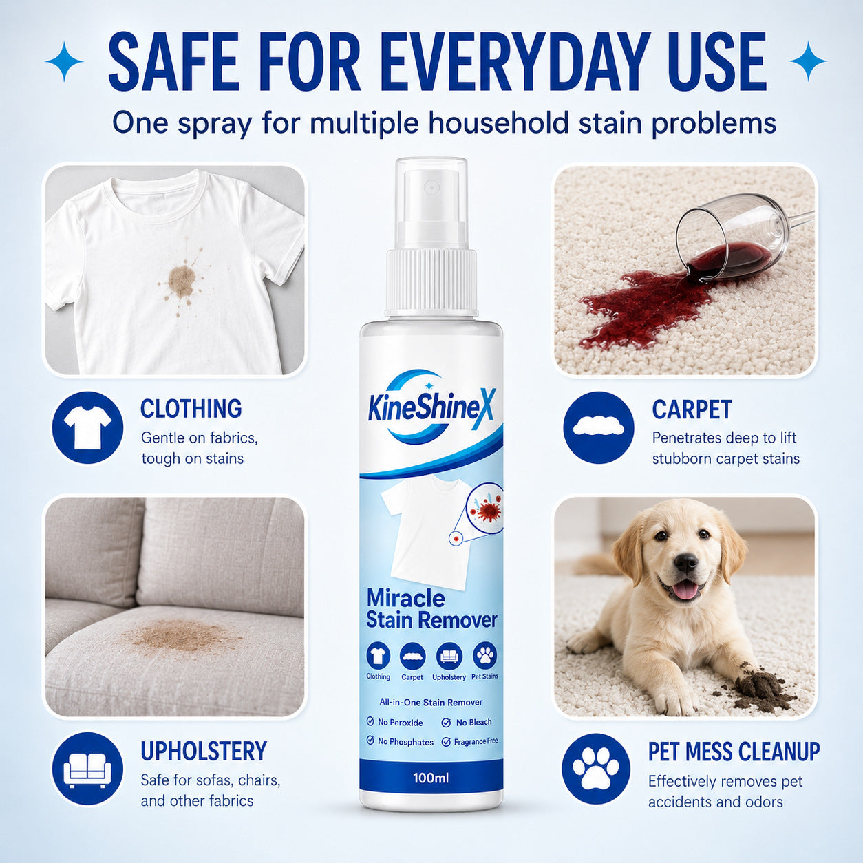 KineShineX Miracle Stain Remover