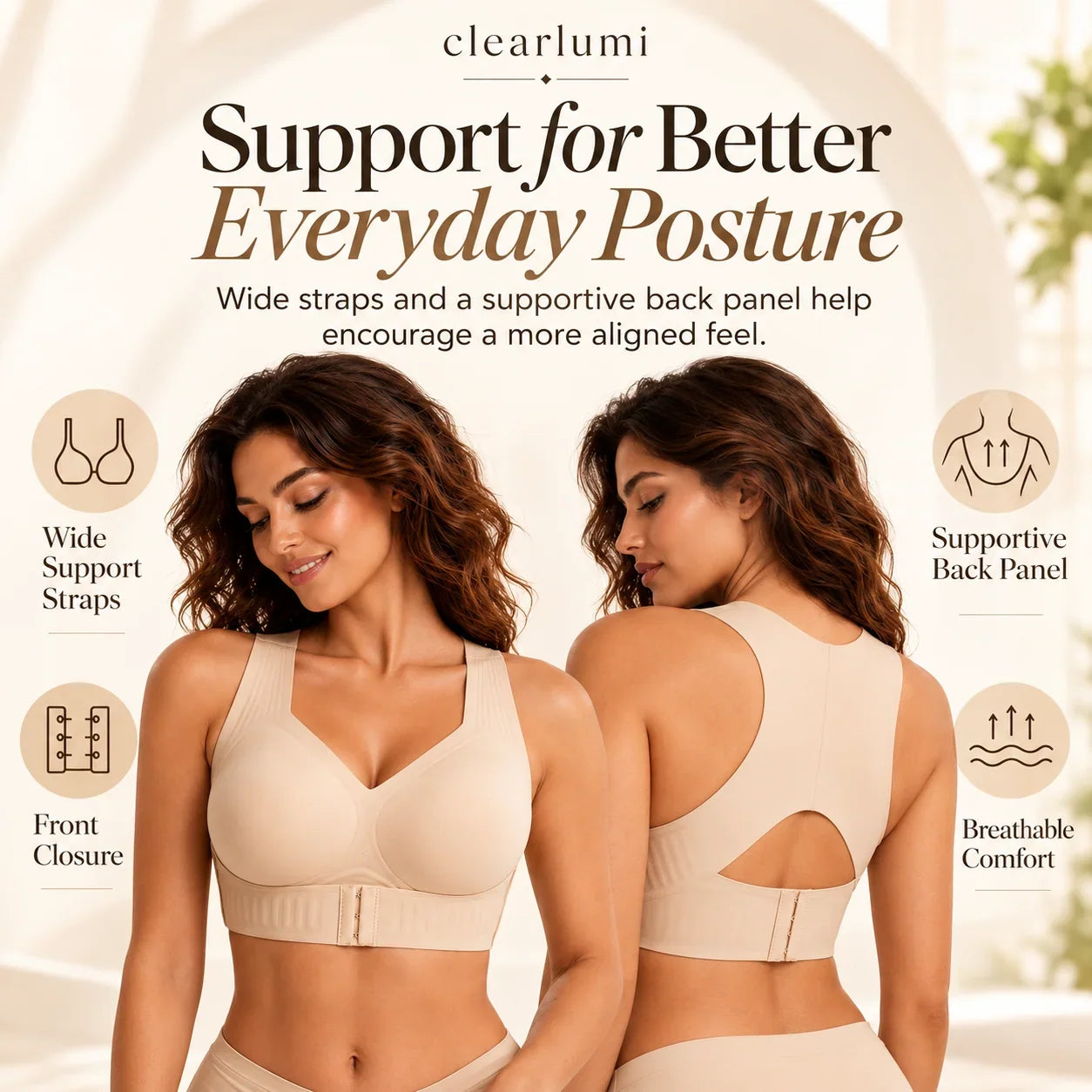 Bra support design