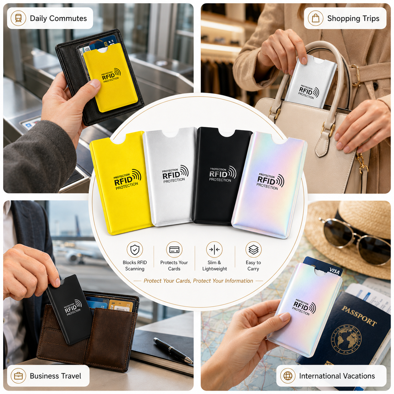 RFID Blocking Card Sleeves